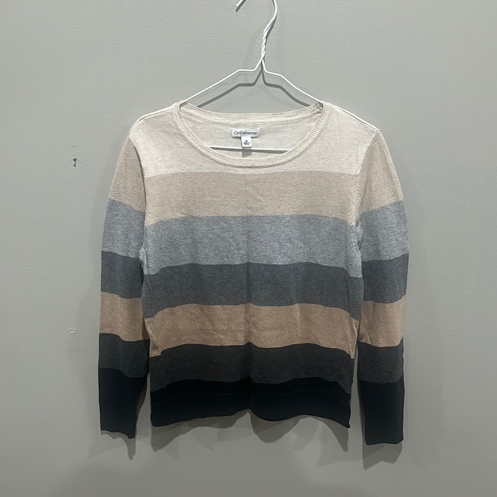 NWOT Croft & Barrow Cream Sweater size M